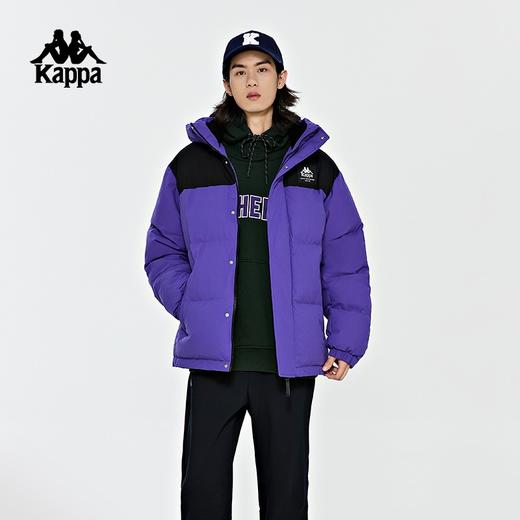 Kappa羽绒服2023新款男冬连帽撞色短款面包服户外保暖防寒服K0D72YY80 商品图3