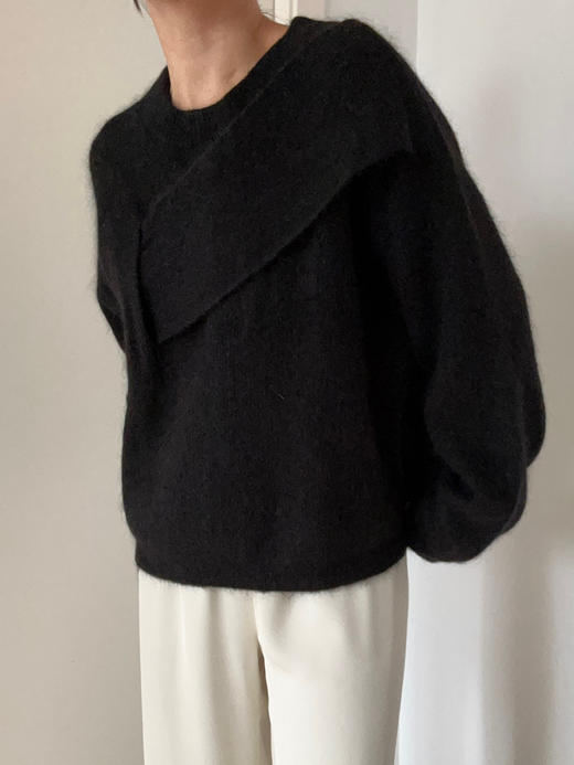 Lynn Gong｜超轻圆领插片针织衫 BK304A0W70 商品图3