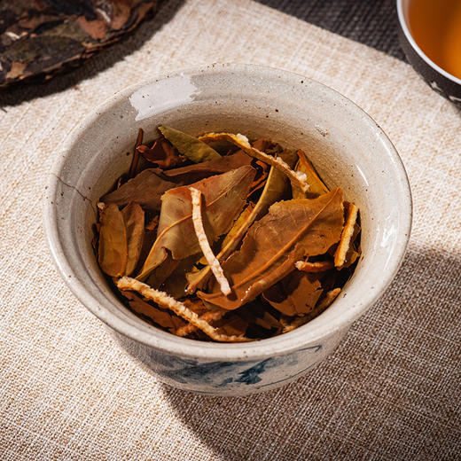云白丨曦白  5年陈皮 +3年古树老白茶 200克/盒 商品图5