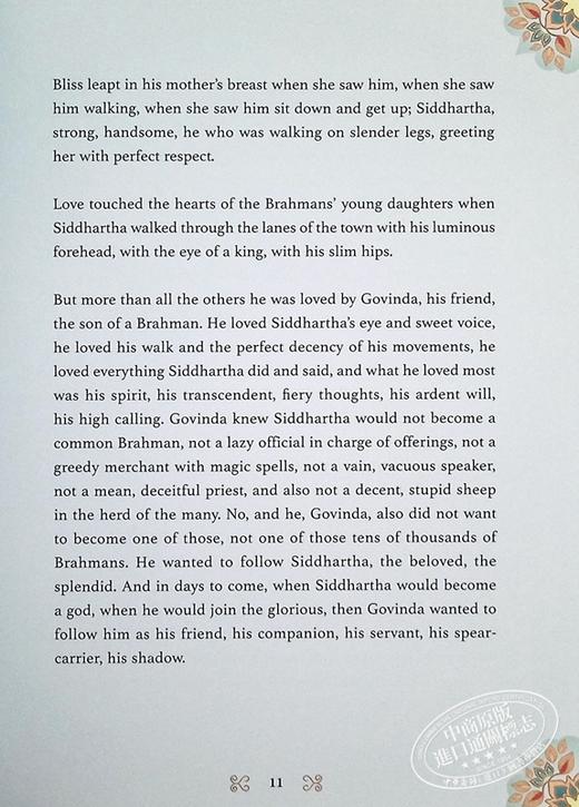 预售 【中商原版】悉达多 英文原版 Siddhartha Hermann Hesse 诺贝尔文学奖得主赫尔曼 黑塞经典文学作品 大师经典文学作品 商品图4