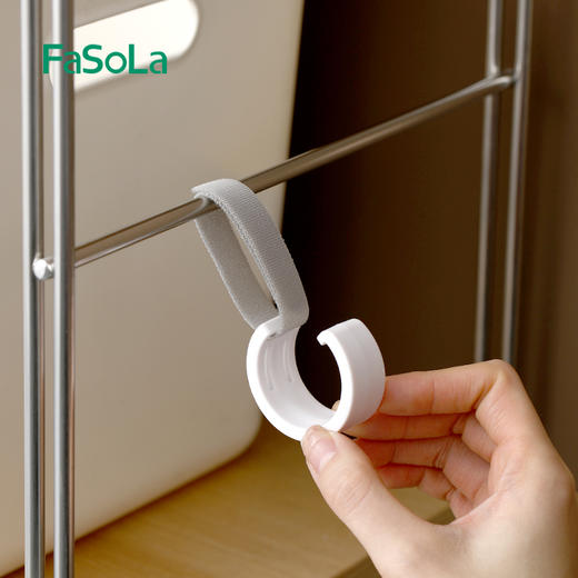 FaSoLa反扣魔术贴扎带自行车挂钩捆绑带加长固定自粘扣电源尼龙理线扎带 商品图4