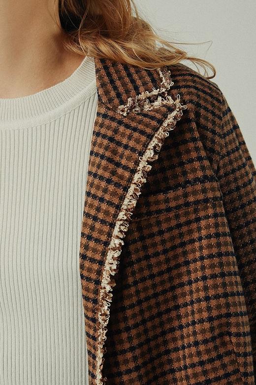 komello 棕色格子套装 14907 商品图4