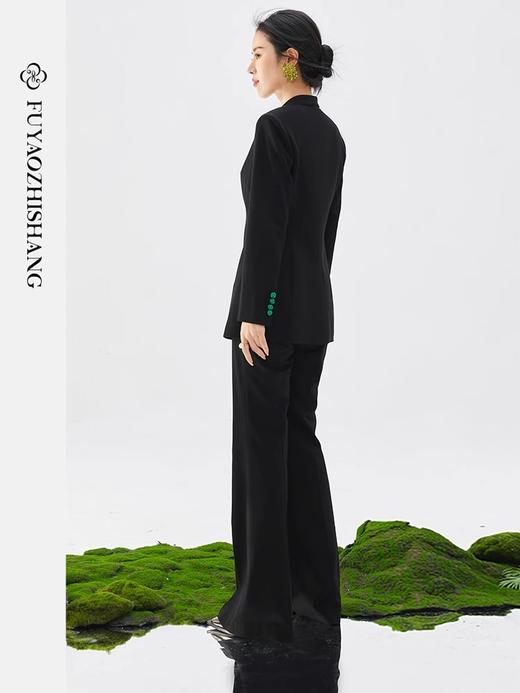 扶摇 黑色小西装外套修身显瘦职业套装女士西服 商品图5