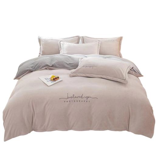 恒源祥阳光暖绒四件套（时光漫步）HYXT2101 商品图0