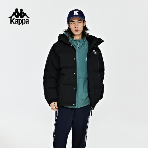 Kappa羽绒服2023新款男冬连帽撞色短款面包服户外保暖防寒服K0D72YY80 商品图1
