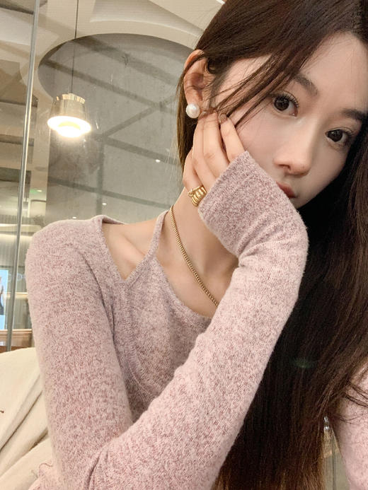 <曾小咸推荐>     2色领子系带打底衫 商品图2