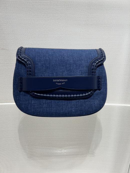 E ARMANI 单肩包女  Y3B206YWO1E-80660 DENIM/DARK BLUE. 商品图0