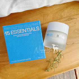 【k佬紧至 強紉俢护 亢氧 提亮 葆湿 gai善粗糙 芳疗 有机】白玫瑰面霜 50g 15元素