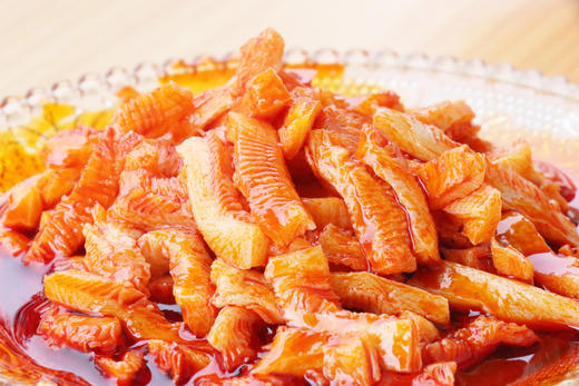 安啧啧·魔芋素毛肚（即食）香辣味 18g*20袋/盒 商品图3