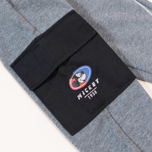 【商场同款】秋冬新款男童时尚米奇印花工装长裤中大童卫裤学生束脚裤223DK0402 商品图6