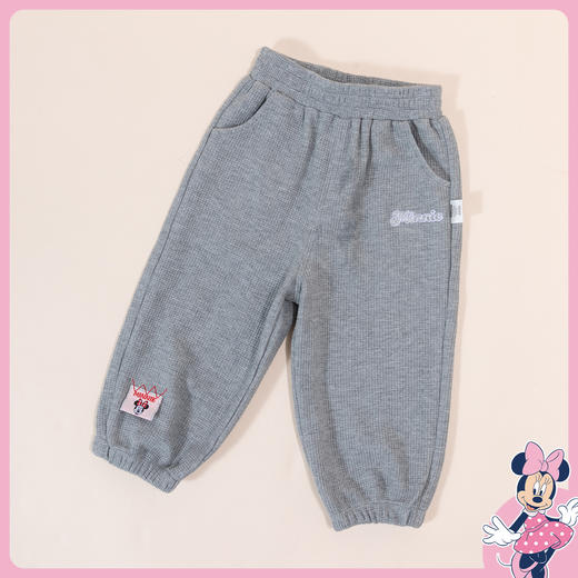 【商场同款】秋冬新款女童华夫格针织长裤中大童束脚裤百搭学生卫裤223DK0375 商品图1