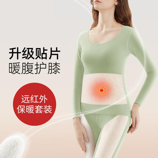 （合作款）羊绒蚕丝贴片保暖打底衫 商品图0