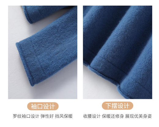 【特价商品不退不换】新款秋冬针织打底衫高领堆堆领舒适柔软高弹毛衫SZ2707 商品图3