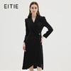 EITIE爱特爱秋季新款气质时尚翻领收腰连衣裙7177817 商品缩略图0
