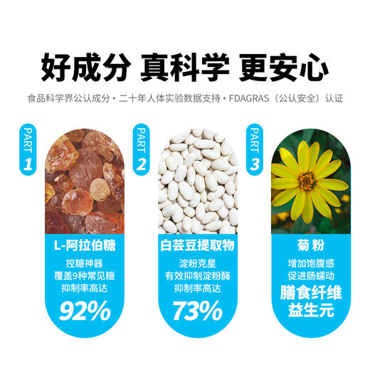 FOODHACK卡飞餐前水 白芸豆L阿拉伯糖膳食纤维益生元（果壳） 商品图2