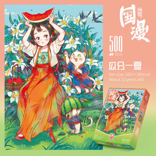 纸居良品国漫拼图瓜分一夏ZJ63113 商品图0