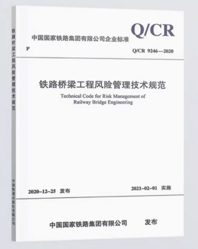 6197  铁路桥梁工程风险管理技术规范( Q/CR 9246-2020)