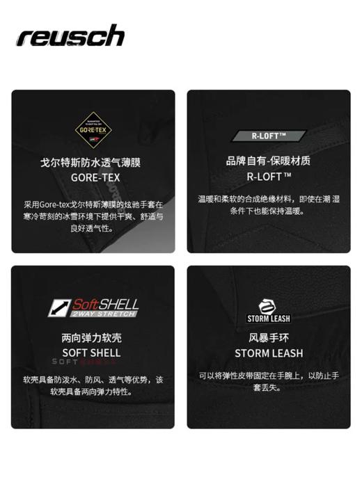 Reusch炫驰 男女款高山滑雪运动手套-Blaster GORE-TEX6301329 商品图2