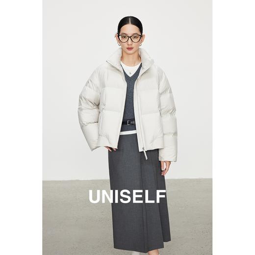 轻盈蓬松鹅绒服女2023冬季新款高级感实穿保暖羽绒外套 商品图2