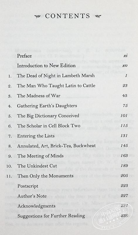 预售 【中商原版】教授与疯子 25周年版 Simon Winchester 英文原版 The Professor and the Madman 商品图4