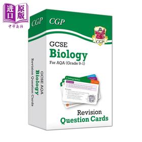 【中商原版】英国CGP 9-1 GCSE Biology AQA Revision Question Cards