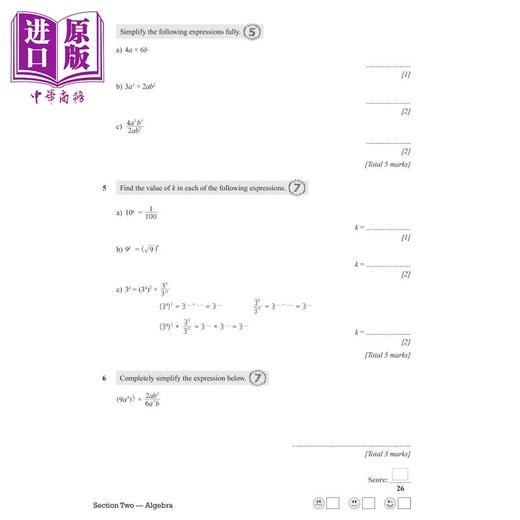 预售 【中商原版】英国CGP New Pearson Edexcel IGCSE Maths Exam Practice Workbook: Higher (with Answers) 商品图4