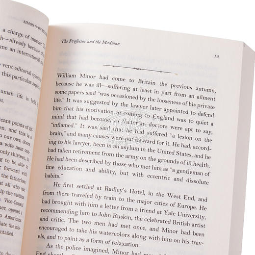 预售 【中商原版】教授与疯子 25周年版 Simon Winchester 英文原版 The Professor and the Madman 商品图2