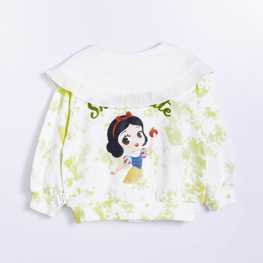 【商场同款】迪士尼童装女童扎染外套白雪公主可爱大翻领中小童娃娃领上衣开衫221DS0492 商品图1