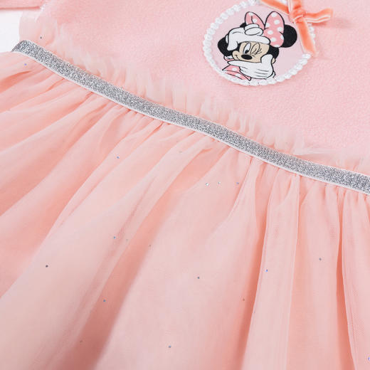 【商场同款】秋冬学院女风童小飞袖长袖连衣裙中大童百搭公主裙214DQ0091 商品图3