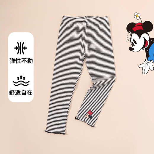 【商场同款】秋冬新款女童脚口印花打底裤中大童弹力舒适长款束脚裤213DK0153 商品图2