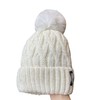 雀说 加绒双层帽子女冬季毛线帽洋气显脸小针织帽护耳保暖3ZF-122504 商品缩略图4