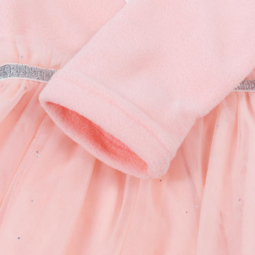 【商场同款】秋冬学院女风童小飞袖长袖连衣裙中大童百搭公主裙214DQ0091 商品图2