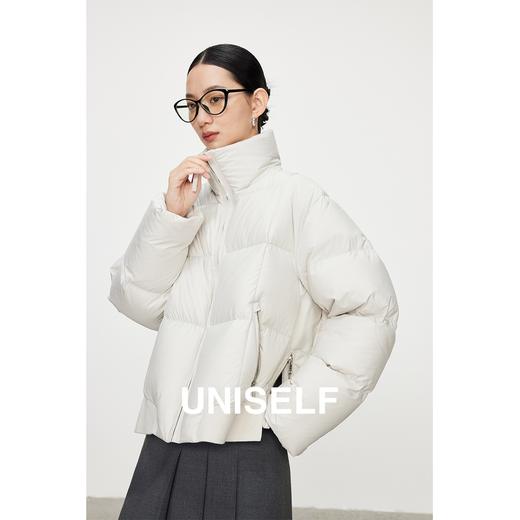 轻盈蓬松鹅绒服女2023冬季新款高级感实穿保暖羽绒外套 商品图1