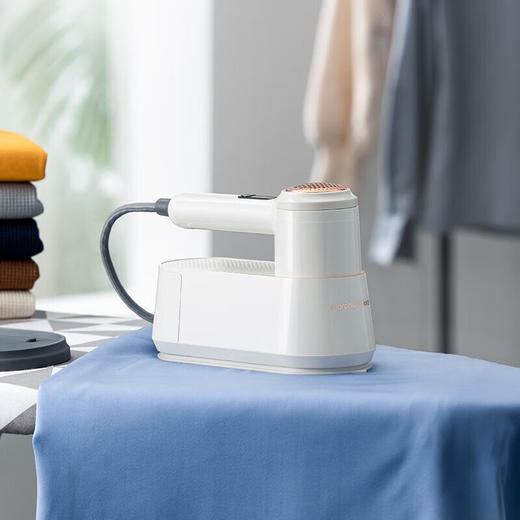 摩飞电器（Morphyrichards） 手持挂烫机家用小型蒸汽熨衣机电熨斗杀菌除螨MR2032 椰奶白 + 型号MR2032 商品图0