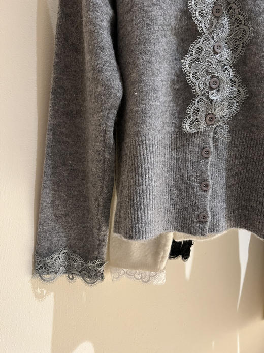 性感蕾丝羊绒小衫 商品图4