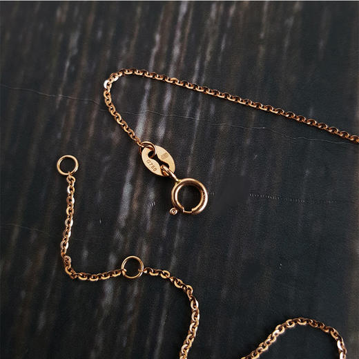 【天然正品】A货天然冰种白色叶子翡翠吊坠   30.30克  AU750玫瑰金豪镶钻石 时尚款 天然冰种 白色叶子 金枝玉叶 翡翠吊坠     031016KC01 商品图3