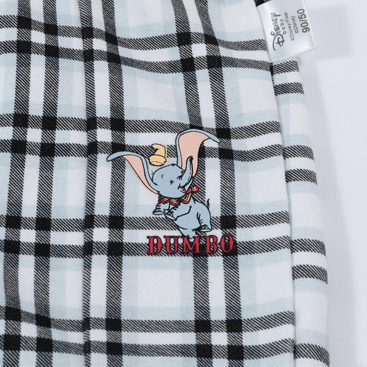 【商场同款】迪士尼童装女童长裤春秋款中小童女孩小飞象格子休闲裤子喇叭裤221DK0261 商品图4