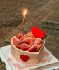 黑巢-浪漫草莓心形生日蛋糕生日蛋糕 商品缩略图0