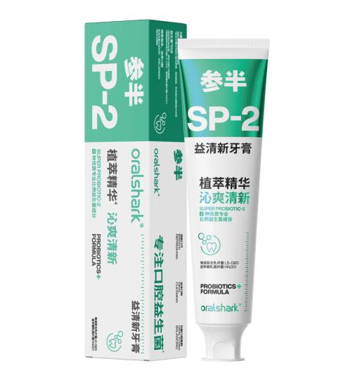 参半oralshark十里晚香味益清新牙膏180g-4203 商品图3