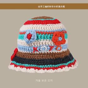 女彩色针织帽