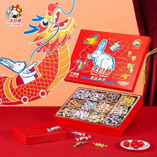 年终回馈【年货大白兔奶糖礼盒】心意满满，甜蜜无限！冠生园喜糖果，一口千回百转；情人节、生日礼物、儿童节伴手礼，送给女朋友的Wan美选择！ 商品图0