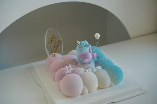 法式慕斯蛋糕 | 覆盆子荔枝乳酪 - 泡泡独角兽 商品图1