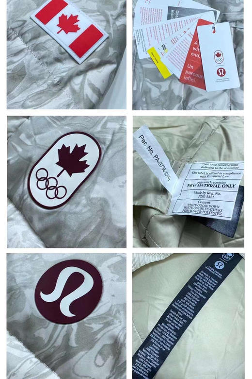 Lululemon Team Canada Down Jackt 男款连帽羽绒服 冬季中长款保暖外套 商品图9