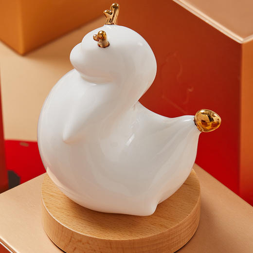 仟信 龙系列家居摆件赚钱龙/拍拍龙 灯光变化：白光、黄光、暖光以及呼吸灯光可选 拍一拍和语音两种指令 商品图11