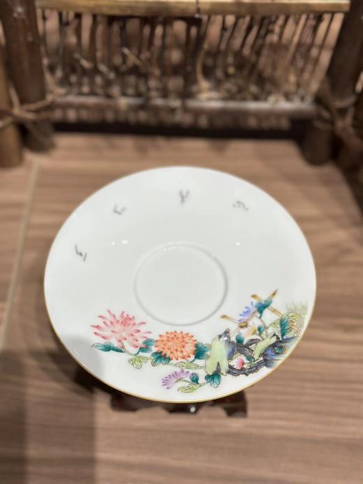 景德镇陶瓷 国瓷红叶 5头珐琅彩雍容华贵 商品图4