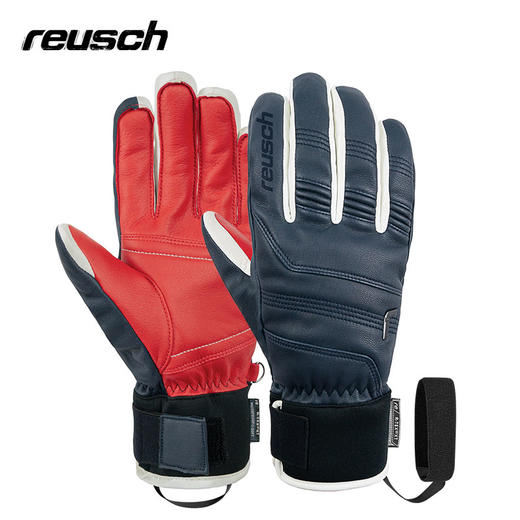 Reusch炫驰自由式男女款快干P棉防水高保温山羊皮滑雪手套6102240 商品图2