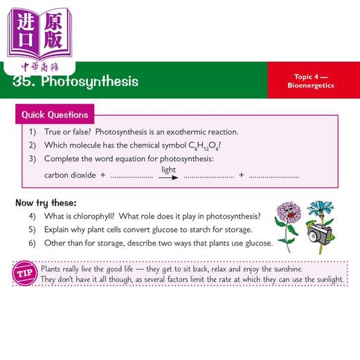 【中商原版】英国CGP 9-1 GCSE Biology AQA Revision Question Cards 商品图1