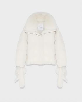 Yves Salomon - Jacket TT - 女装 - 羽绒服 - 白色