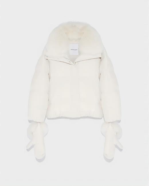 Yves Salomon - Jacket TT - 女装 - 羽绒服 - 白色 商品图0