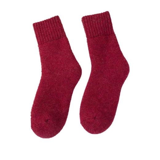 49元任选3双【再冷的冬天也一穿就暖】 超舒服50%羊毛袜 加绒超厚 抗寒羊绒袜棉袜男女款袜子 更柔软更保暖 商品图5